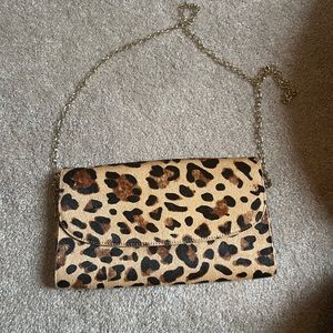 Nordstrom leopard clutch